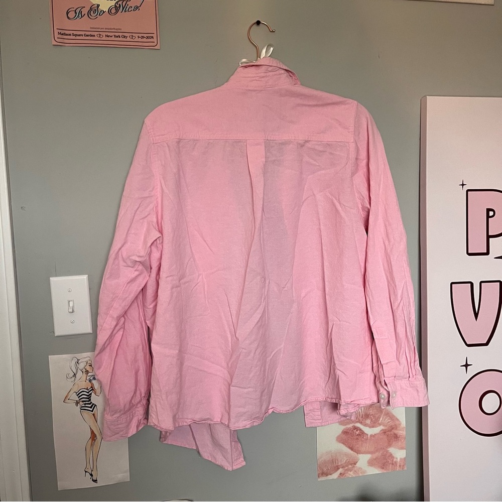 Pink Button Up - Picture 5 of 5